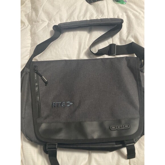 Ogio Laptop Computer Messenger Bag Gray 16" x 11" X 4” Adjustable Strap - Picture 1 of 12